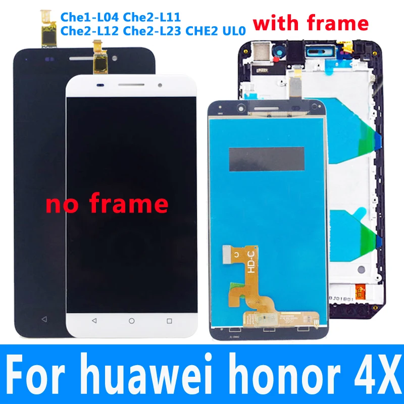 ЖК дисплей для Huawei Honor 4X Che1 L04 Che2 L11 L12 L23 CHE2 UL00 с сенсорным экраном полная
