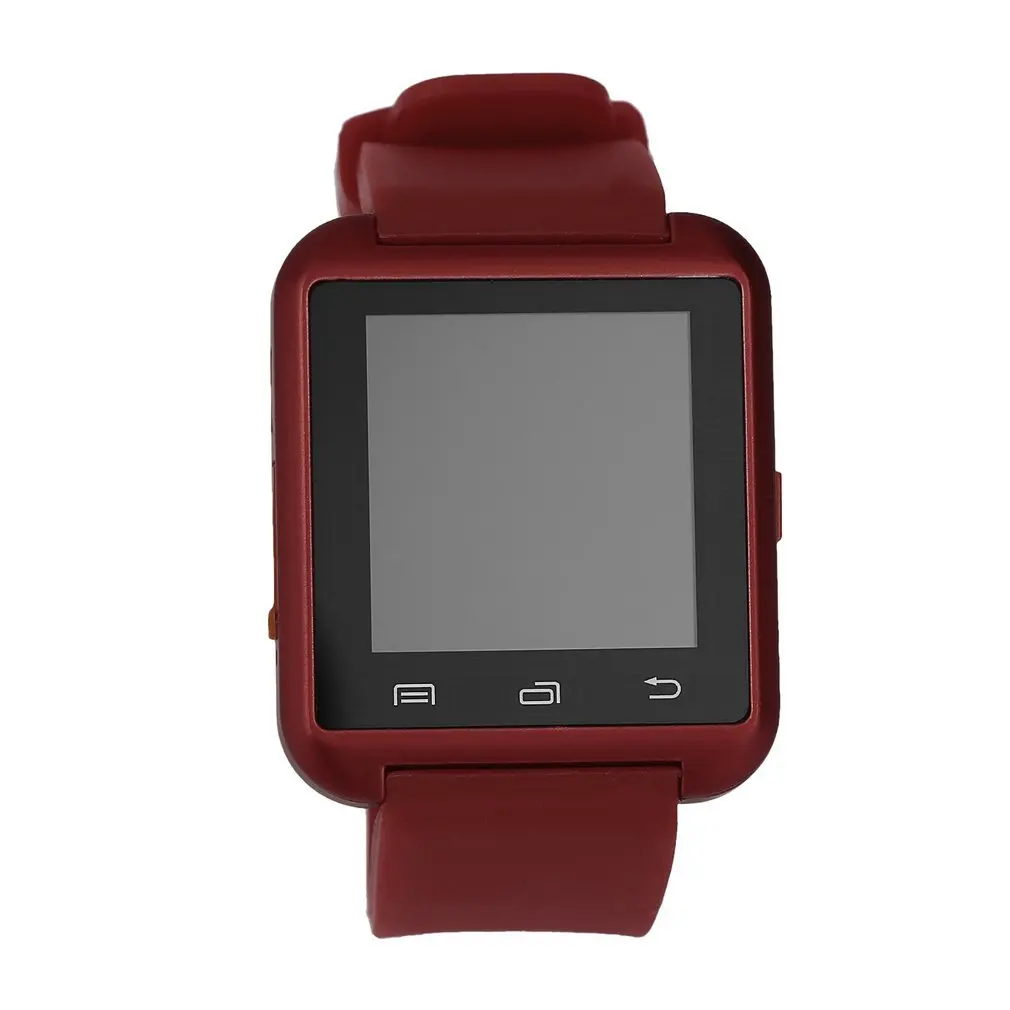 Черный белый красный сталь + силиконовые спортивные Смарт наручные часы телефон