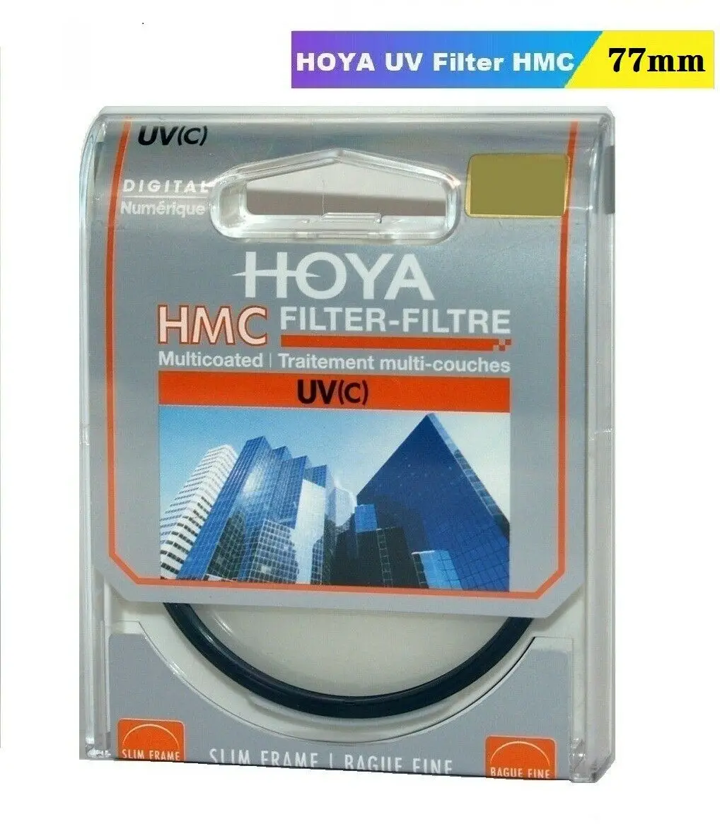 NEW Hoya HMC UV(c) 77 Mm Filter Slim Frame Digital Multicoated MC UV C