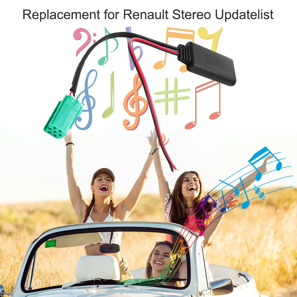 Новейший автомобильный адаптер для стереозвука Bluetooth модуль входа Mini ISO 6