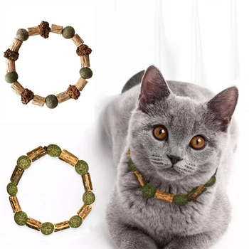 

Lose Weight Fat Cat Elastic Necklace For Cat Exclusive Cat Mint Necklace Collar
