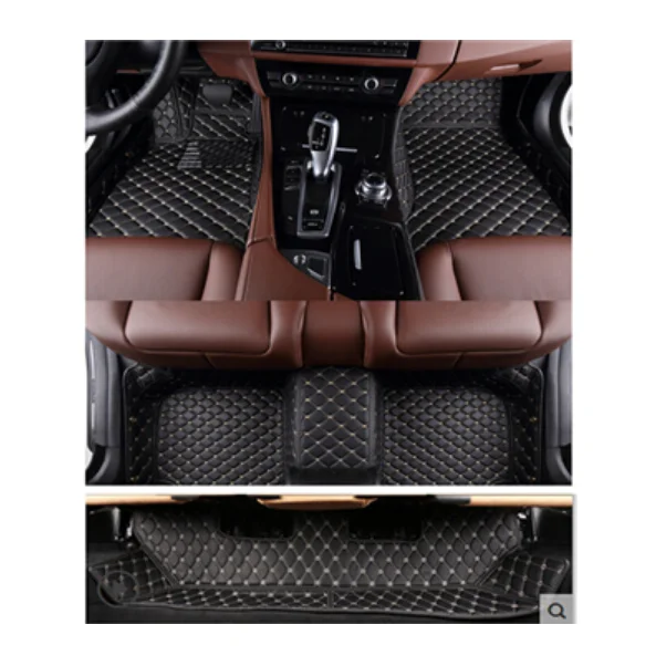 

Custom special car floor mats for Infiniti QX80 7 seats 2019 waterproof carpets for QX80 2018-2013