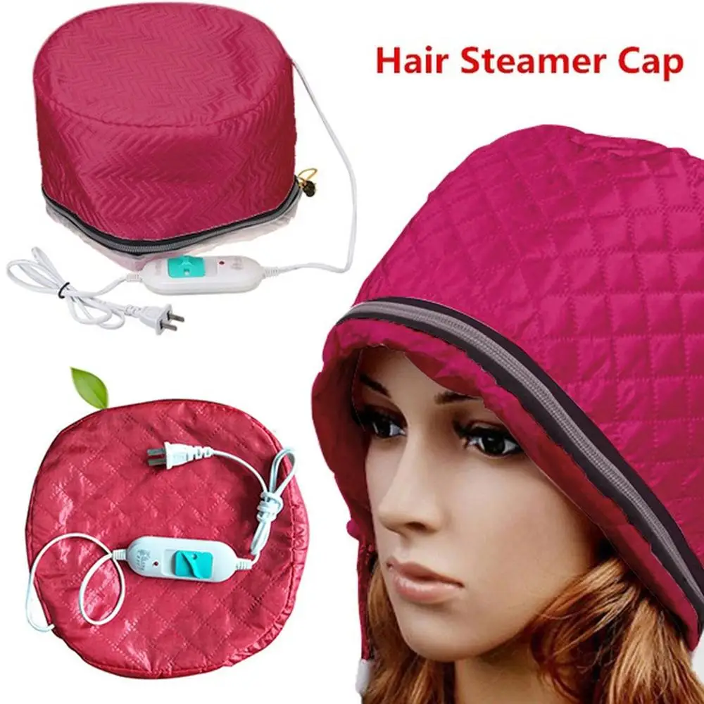 Buy Electronic Suffocated Oil Cap For Hair Steamer Thermal Treatment Beauty  Steamer SPA Cap Hair Care Nourishing Online In Kuwait Sinbad Online Shop |  Electric Hair Cap Salon Spa Steamer Thermal Treatment