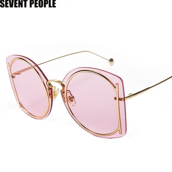 

Retro Oversized Sunglasses Women Fashion Shades Luxury Brand Designer Vintage Sun Glasses for Ladies Outdoor Special