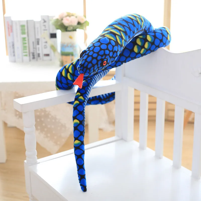 

Sofa Cushion Plush Toy Prank Toys Big Boa Constrictor Stuffed Animal Soft Snake Plush Toy 113 inches Strange plush toy