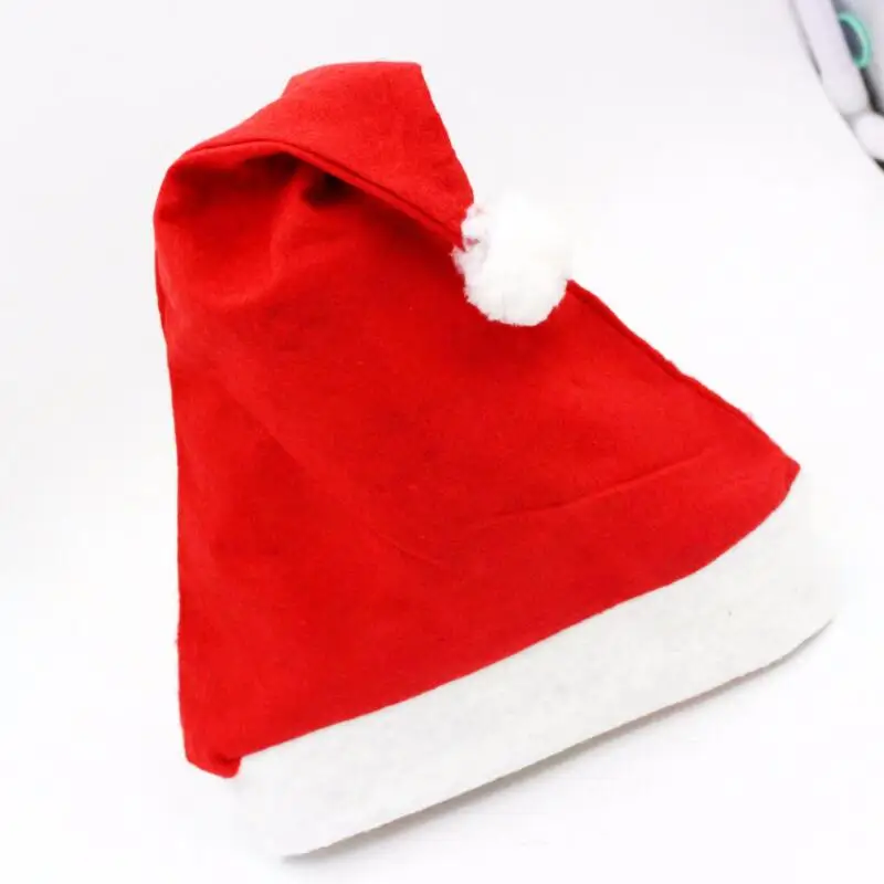 Рождественская шапка Санта Клауса красная и белая шапка вечерние шапки для Санта Клауса костюм Рождественское украшение LX7629