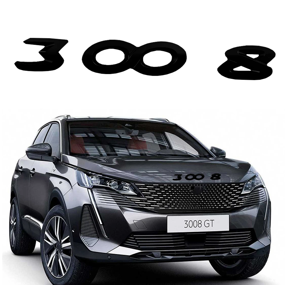 Autocollant Noir De Coffre Pour Peugeot 3008 3008 308 2008 208 4008 Gt 5008 307 408 508 301 206 207 201 Aliexpress Automobiles Et Motos