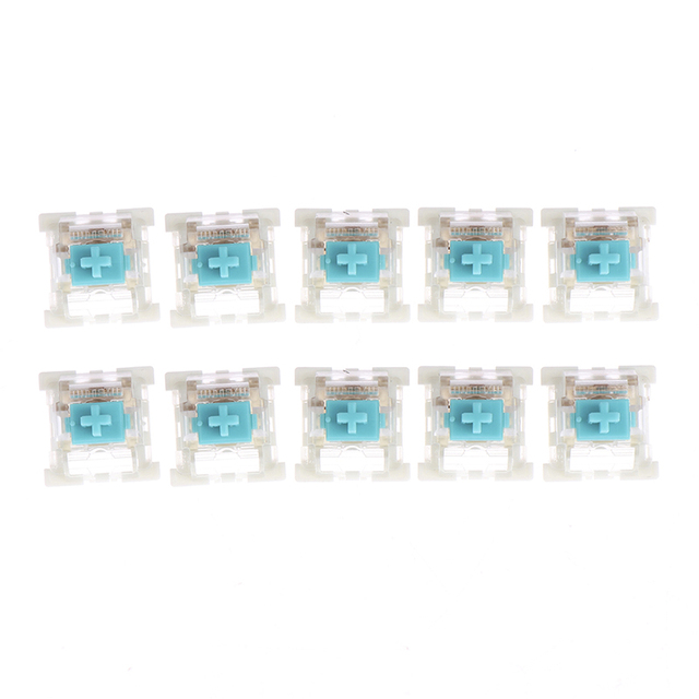 Outemu Switches Mechanical Keyboard Black Blue Brown Red Key Switch For CIY Sockets SMD 3pin Thin Pins Compatible Switch