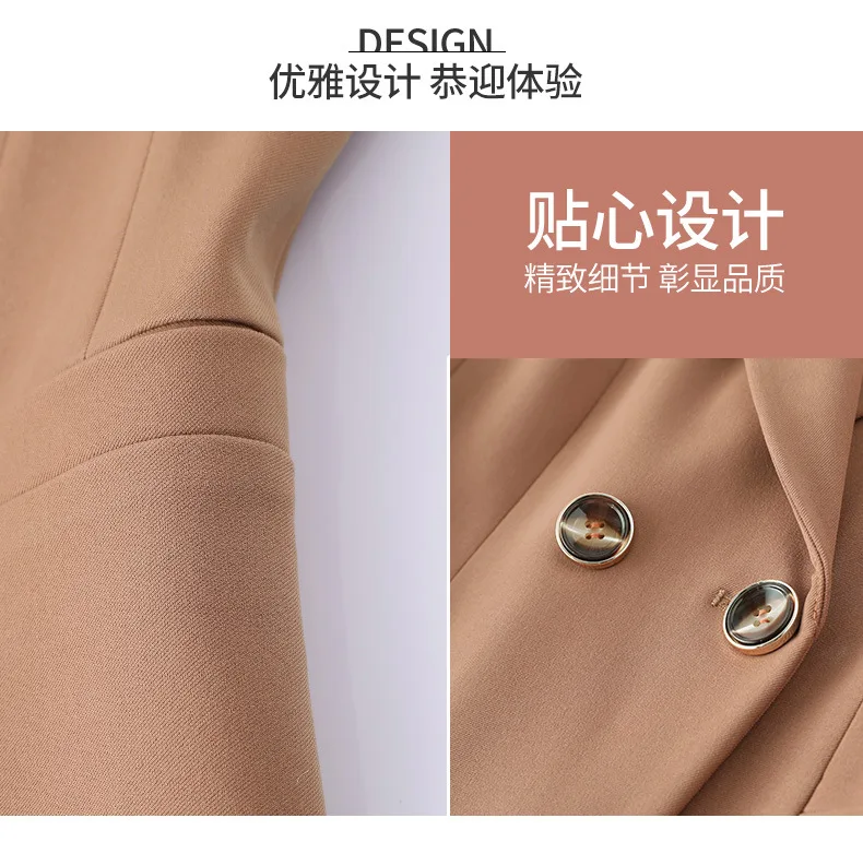 Suit Jacket Women's Korean-style New Style Loose-Fit Elegant Suit Tops Professional British Style Autumn& Winter Workwear