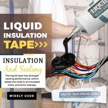 30ml Liquid Insulation Electrical Tape Insulation Waterproof Tape Wire Repair High Temperature Resistant Flame Retardant Glue