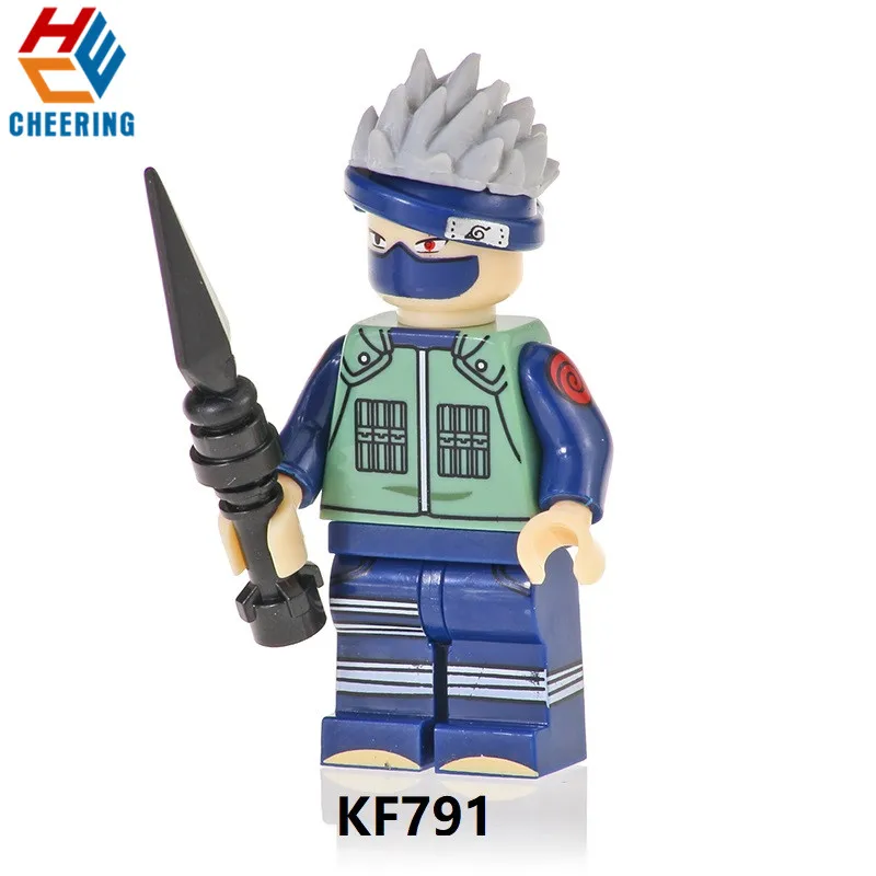 

20Pcs Wholesales Building Blocks Learning Uzumaki Naruto Jiraiya Model Uchiha Itachi Hatake Kakashi Figures Toys for Kids KF791