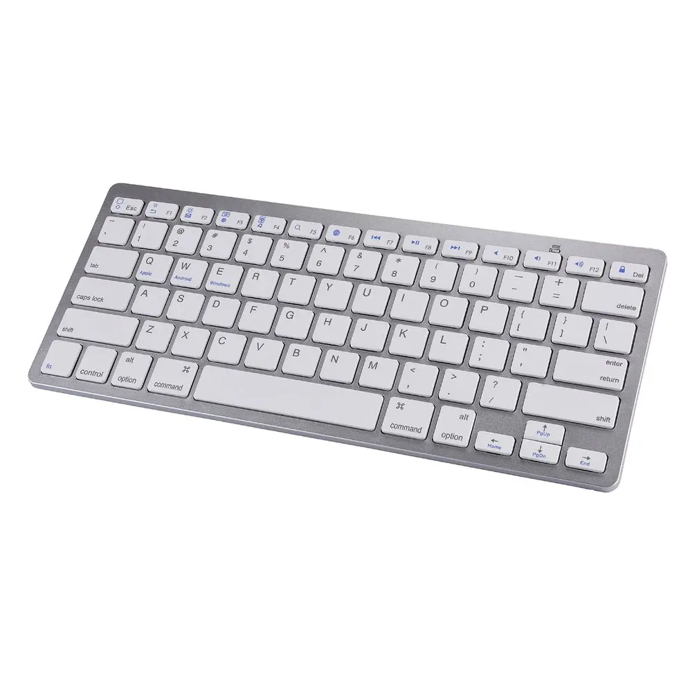 Беспроводная клавиатура Bluetooth для Apple iPad iPhone для Android для Mac Windows Ultra Slim