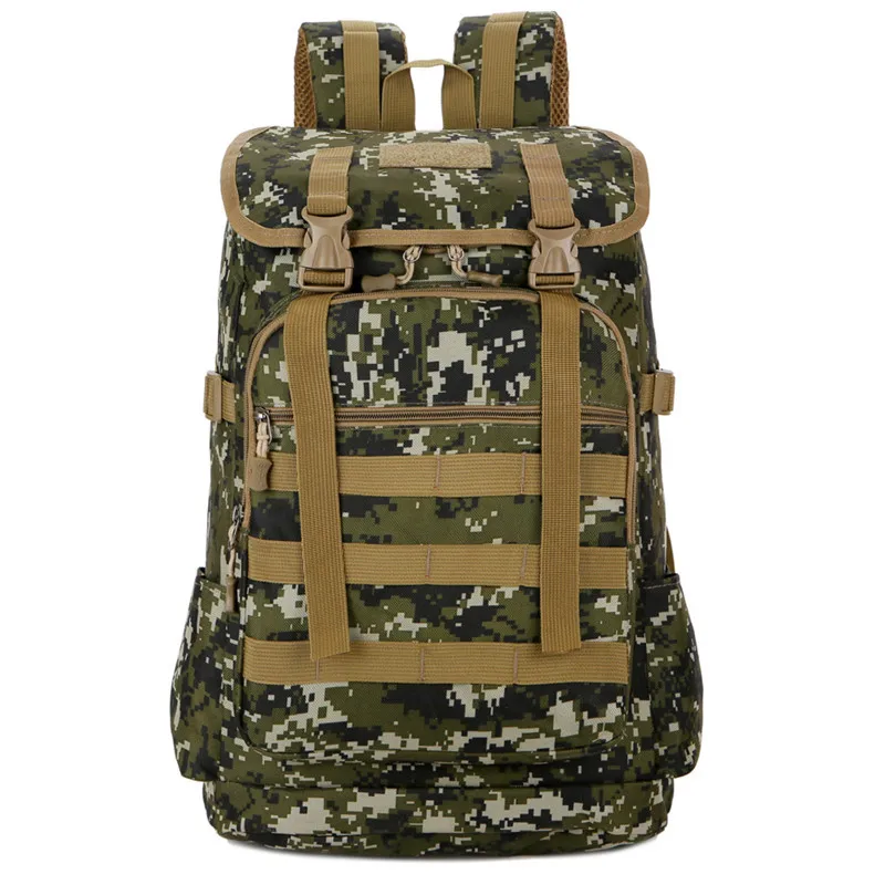 Нейлоновый рюкзак для альпинизма, тактический военный рюкзак, водонепроницаемый рюкзак, походный рюкзак для рыбалки, вместительные сумки - Цвет: Green Digital