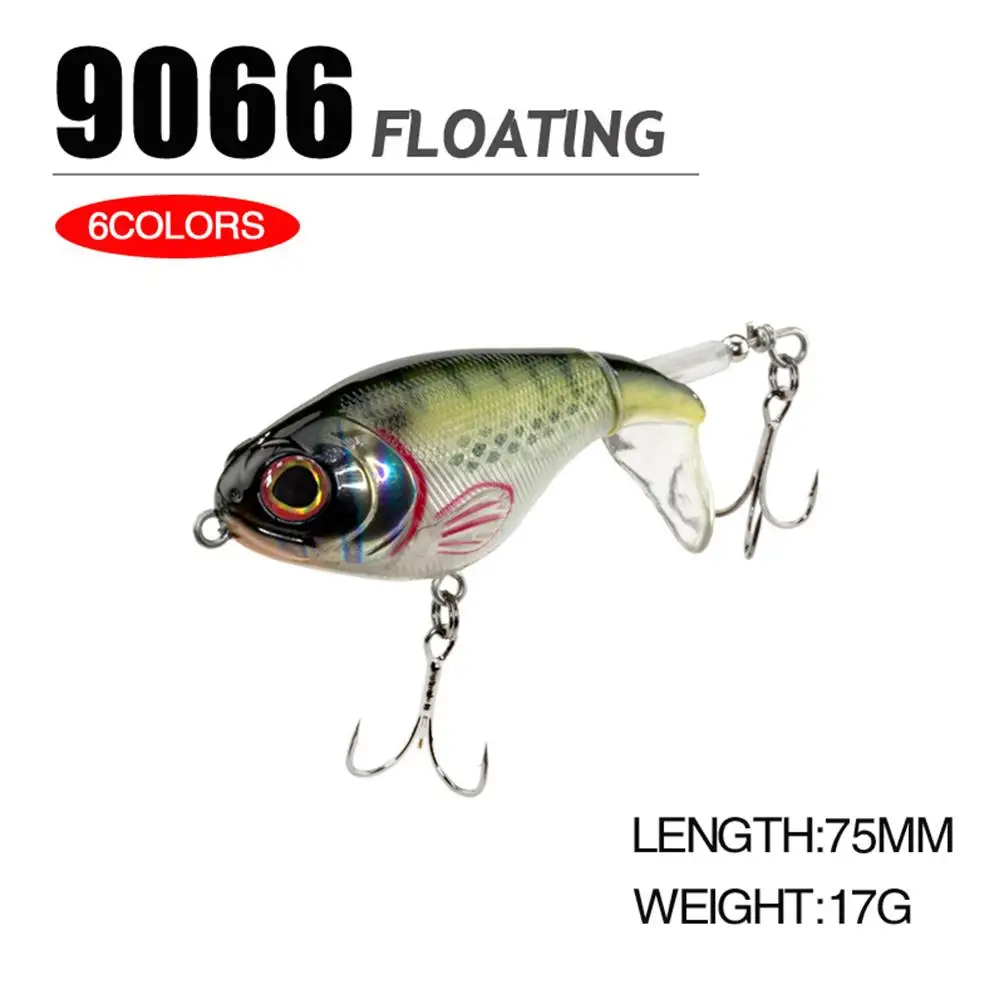 2021 New Whopper Popper Hard Pencil Lure With Unique Rotatable Soft