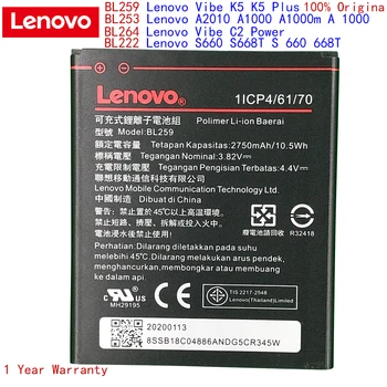 

100% Original Battery For Lenovo Vibe K5 K5 Plus A6020 A6020A40 A6020A46 S660 S668T S 660 668T A2010 A1000 A1000m Vibe C2 Power