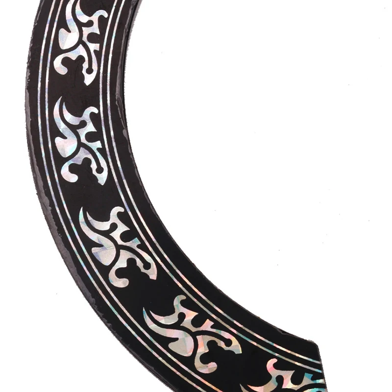 2 шт Soundhole Rosette наклейка хром узор для акустической классической гитары Части