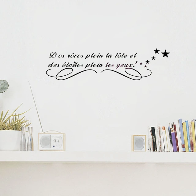 Stickers Chambre Never Stop Dreaming - Autocollant muraux et deco