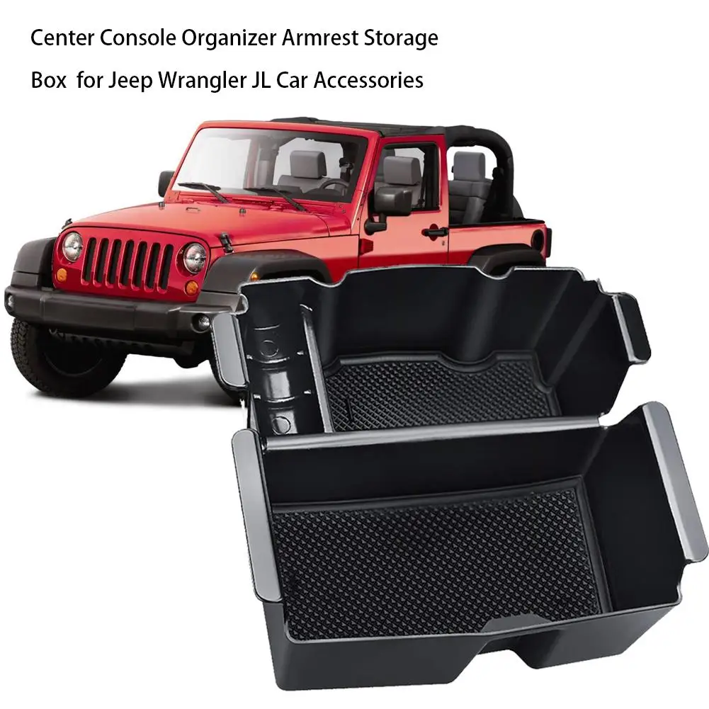 Автомобильный органайзер, центральная консоль, органайзер в подлокотник, коробка для хранения для Jeep Wrangler JL, автомобильные аксессуары, автомобильная сумка для хранения багажника