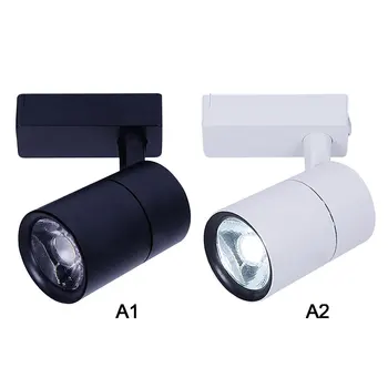 

AC220V 12W LED Track Light Aluminum Ceiling Rail Track Light Spot Rail Spotlights Lamps Aluminum COB For Living Room Decor No5