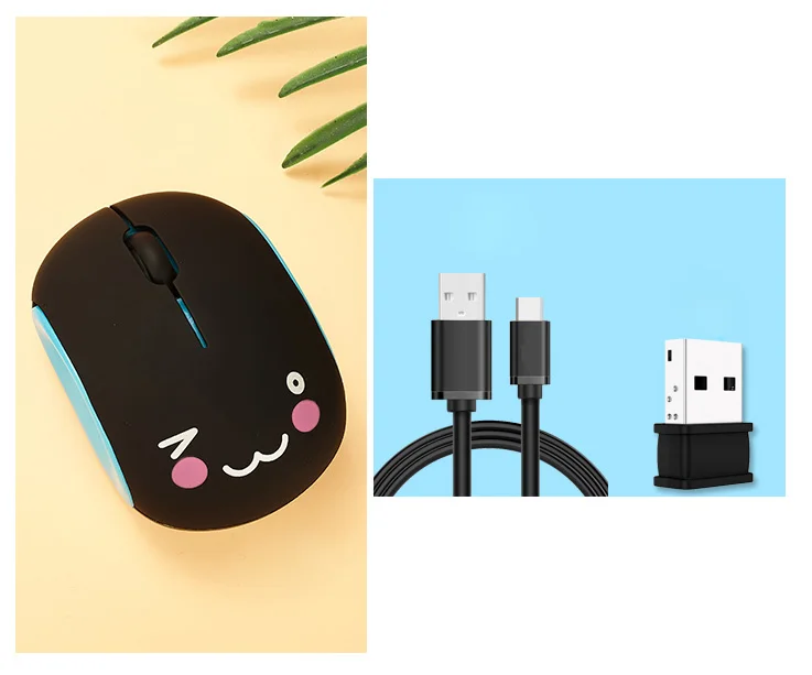 Wireless Mouse Silent USB Mouse Computer Mause Recharge for HP Lenovo Asus Mac Windows 8/10 Notebook Laptop Mouse USB Receiver