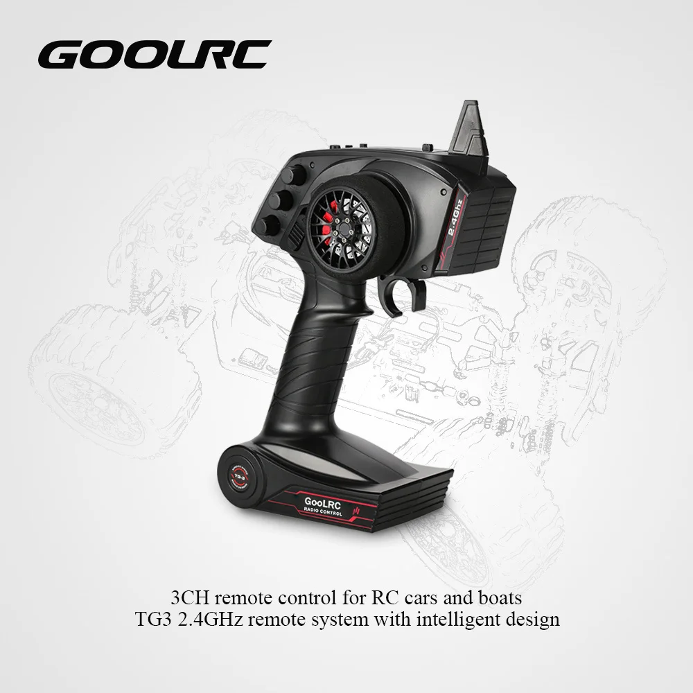 Оригинальный цифровой Радиоуправляемый передатчик GoolRC TG3 2 4 ГГц 3CH с приемником