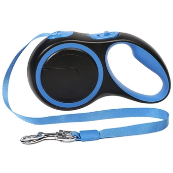 

ELEG-Long Strong Pet Traction Rope for Large Dogs, Durable Nylon Retractable Traction Belt, Automatic Extension