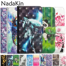 Чехол-книжка, Роскошный чехол с 3D рисунком для Xiaomi Redmi 6 Pro 6A S2 Y2 Note 5 Pro 5A Prime 4 4X, чехол для телефона, сумки, флип-бумажник, кожаный