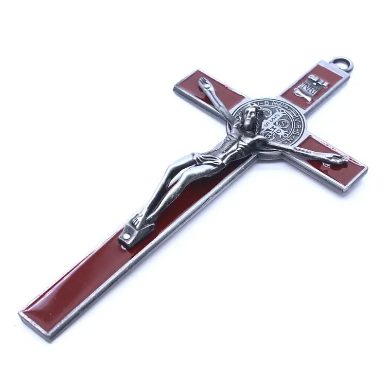 5 Church Relics Jesus on the Stand Cross Wall Crucifix Antique Home Chapel Decor - Цвет: 5