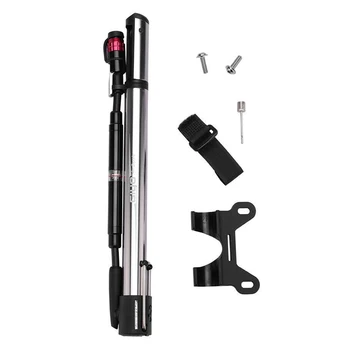 

USA/French Nozzle Mini Bicycle Floor Pump Ball Inflator Screw Holder Tools Kit