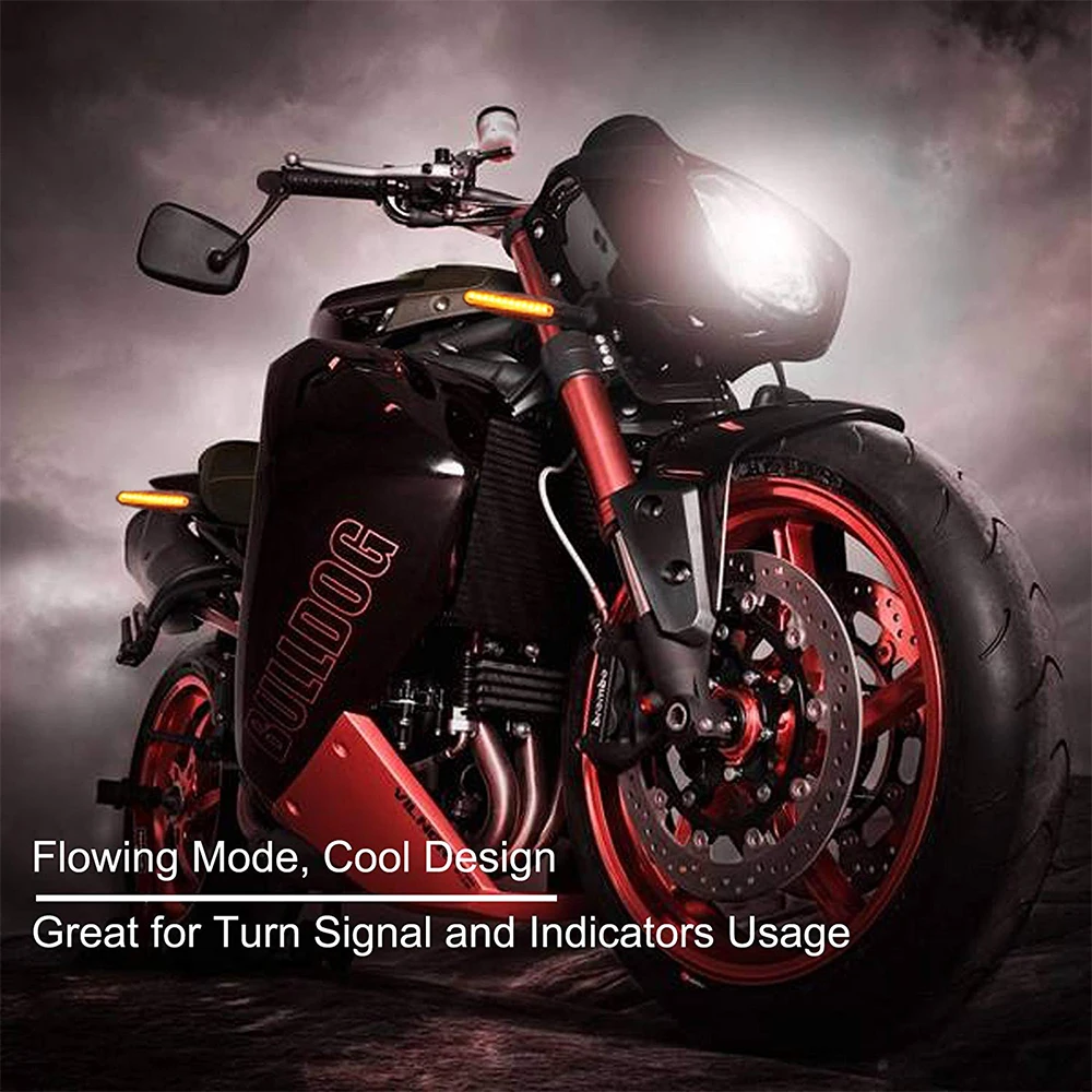 4 шт. 12 В светодиодная Поворотная сигнальная Тормозная лампа мотоцикла moto DRL индикаторный светильник moto Предупреждение течёт Янтарный мигалка мерцание
