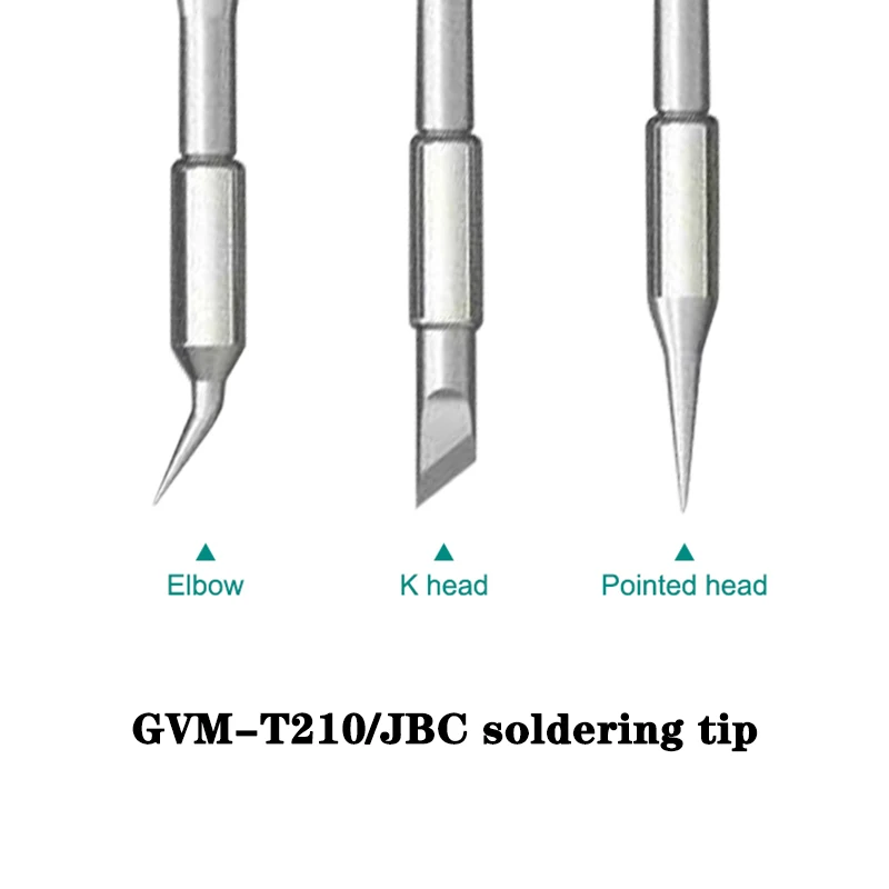 Наконечники для пайки GVM T210 насадка JBC/GVM C210-I/IS/K T26 S21 JBC C210 наконечник без свинца