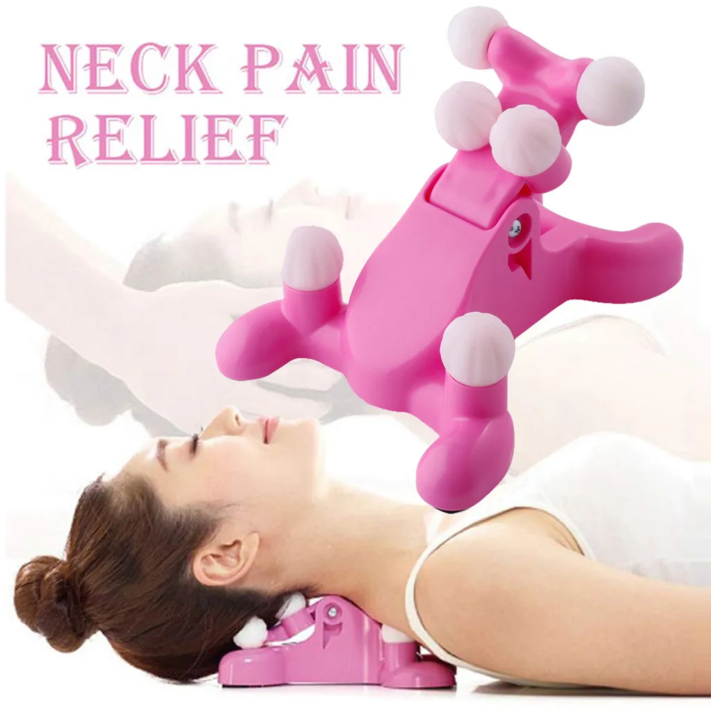 1 Pcs Cervical Pillow Neck Traction Massage pillow Head Pain Relief Device Support Relax Massager | Дом и сад