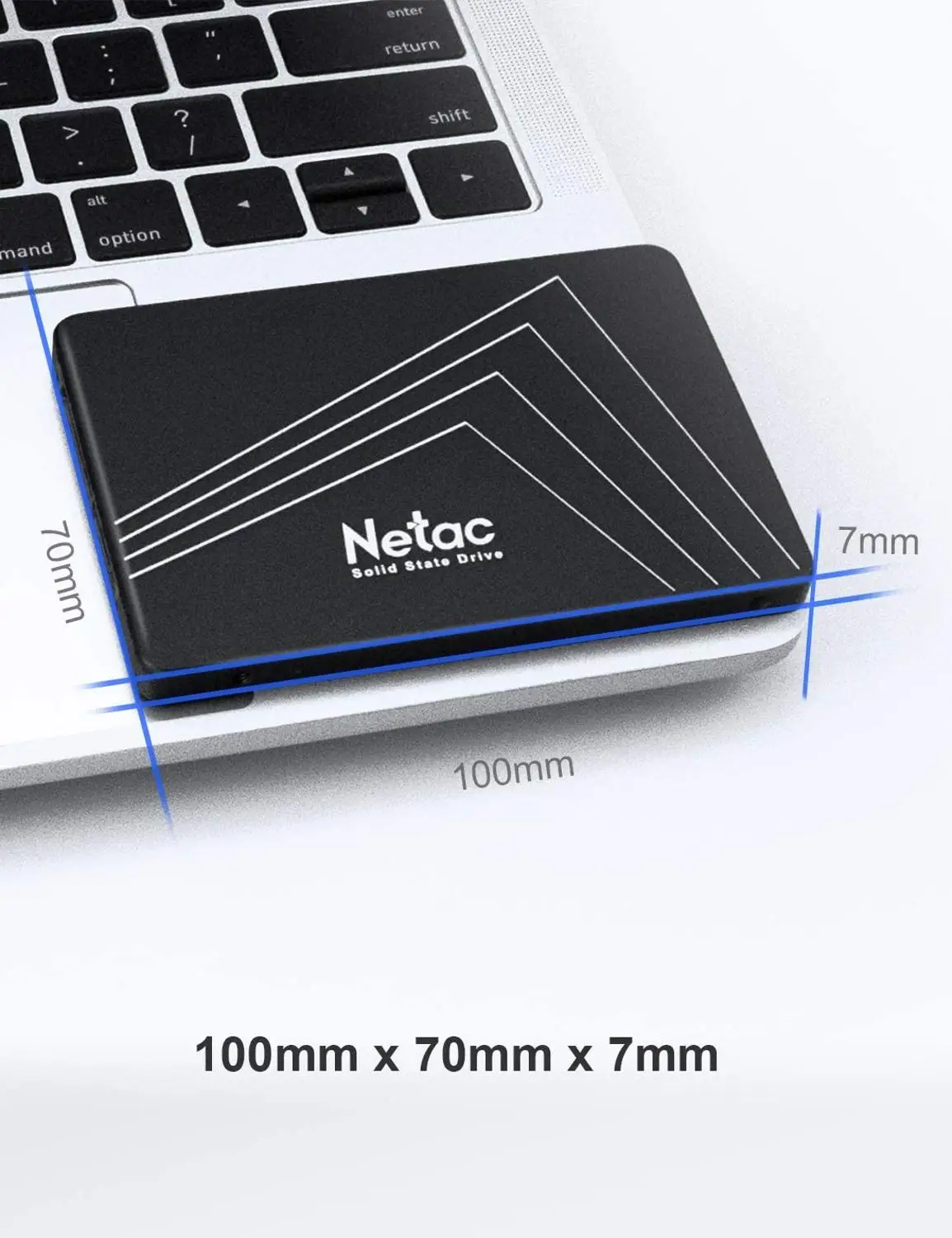 Жесткий диск Netac SSD 1 ТБ 250 ГБ 128 2 5 дюйма SATA III Внутренний твердотельный накопитель