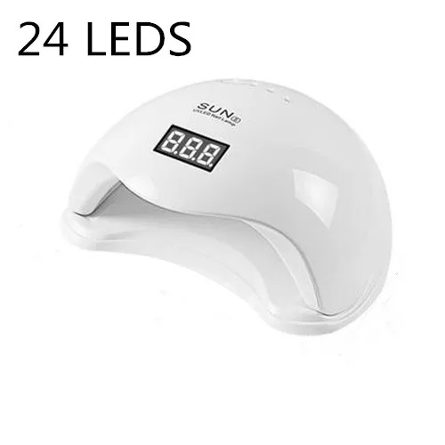 48W E or U 24 LED 36 Вт/48 Вт лампа для ногтей, украшенное мозаикой из драгоценных камней, 12 Вт, 30 Вт, 24 шт. светодиодный S, сухой УФ конструирующий гель/светодиодный лампа для сушки гель-лака. 3 настройки таймера USB/U/E штекер лампы, отверждения маникюрный гель лампа - Цвет: 48W E or U 24 LED
