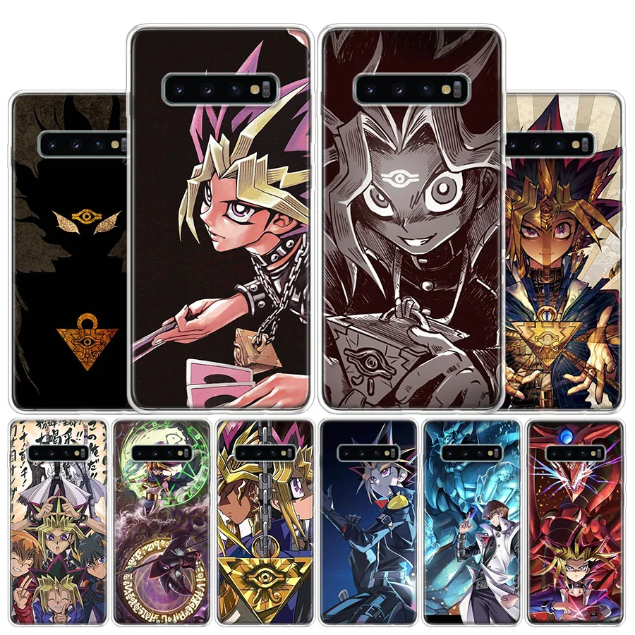 Чехол для телефона Дуэль монстров Yugi Muto аниме чехол Samsung Galaxy S10 Plus S20 FE S21 Ultra S10E S9 S8 +