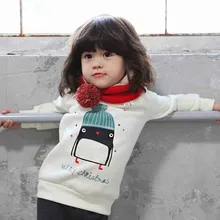 Рождественский свитер; одежда для маленьких девочек и мальчиков; зимние топы с длинными рукавами и милым рисунком для малышей; Рождественский свитер