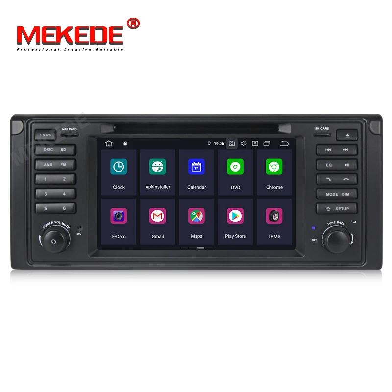 Clearance MEKEDE PX5 7"HD IPS 8 Core Android 9.0 GPS Navigation Car DVD Player for BMW E39 5 Series/M5 1997-2003 with DSP RDS Canbus 4