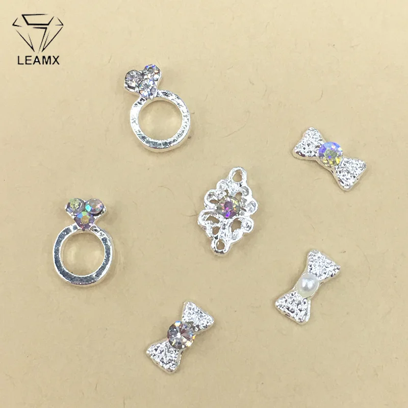 LEMAX смешанные типы/сумка горный хрусталь Дизайн ногтей украшения 3D DIY ногтей сплав ювелирные изделия алмазные маникюрные инструменты талисманы для ногтей шпильки девушка L520