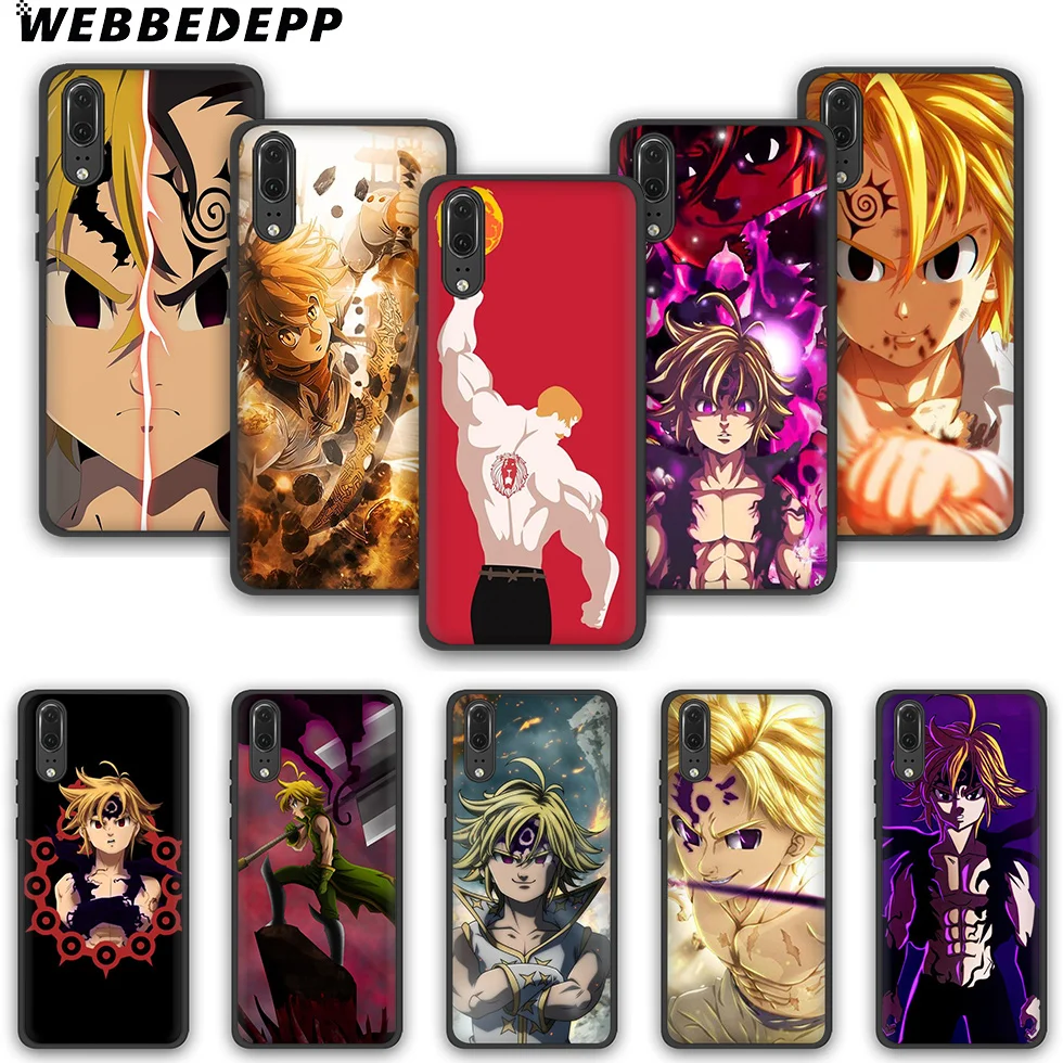 Чехол для телефона из ТПУ WEBBEDEPP The Seven Deadly Sins Huawei P10 P20 P30 Lite Pro Y6 Y7 prime 2018 Y9 2019 |