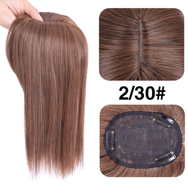 Synthetic New Woman Hair Clip In Hair Pieces With Bangs For Women Cover Thinning Hair and White Hair Hairpiece Synthetic On Hair 2 30