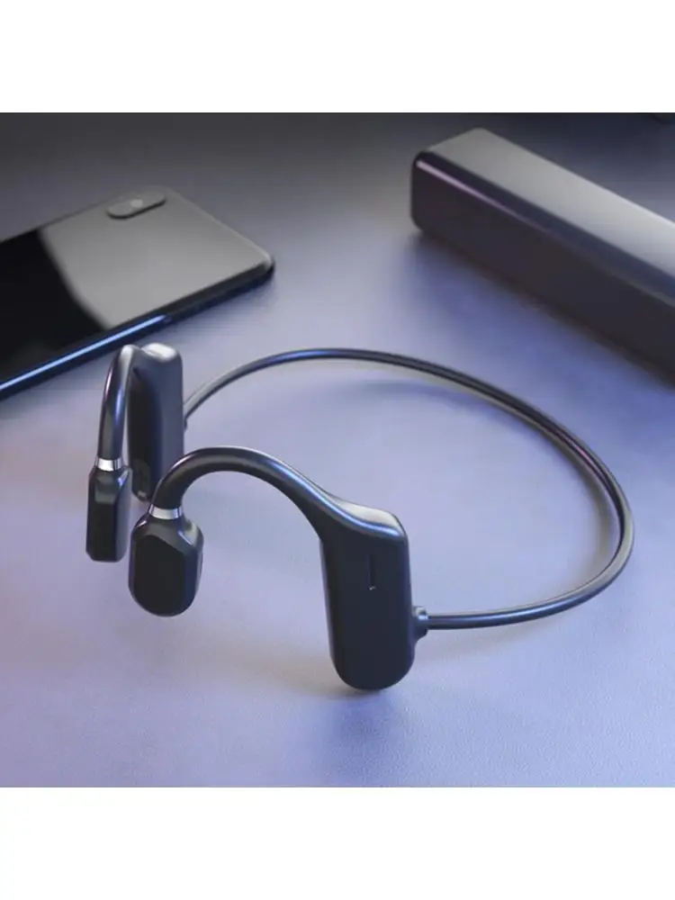 Bone Conduction Earhook Earphone Wireless Bluetooth 5 0 Open Headset Handsfree Calls Business Driving Stereo Headphone