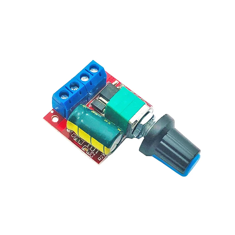 Mini 5A 90W PWM 12V Φ Модуль 4 5 V-35V Регулируемый регулятор скорости переключатель