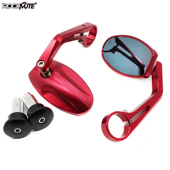 

Motorcycle Universial 7/8" Handlebar End Rearview Mirror For DUCATI Monster 400 600 695 696 796 797 821 900 S2R S4 S4R S4RS