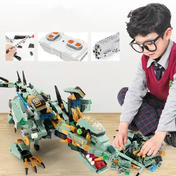 

New Phantom Dragon Series Mobile APP Intelligent Control Electric Assembled Technic Children's Building Block Toy