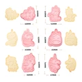 6pcs unicorn mold