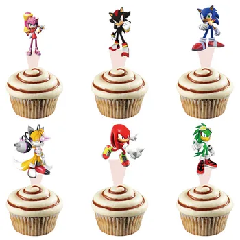 

new Sonic the Hedgehog Super Hero Birthday Party Decorations kids Disposable Tableware baby shower Birthday Party Decor Supplies