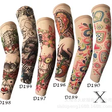 Нарукавник с татуировкой 280-в настоящее время доступен выбор солнце-устойчивые УФ-защиты вискозы татуировки рукава охлаждения