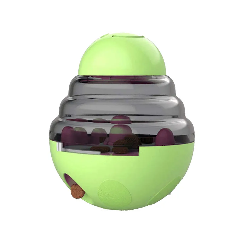 Интерактивная игрушка для кошек IQ Treat Ball умнее игрушки для домашних животных пищевой шар диспенсер для еды для кошек игровые мячи принадлежности для домашних животных - Цвет: K