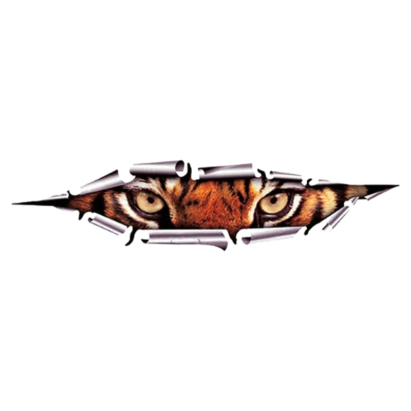 Самоклеящиеся наклейки B0090 # Реалистичные 3D тигровые глаза подглядывающие
