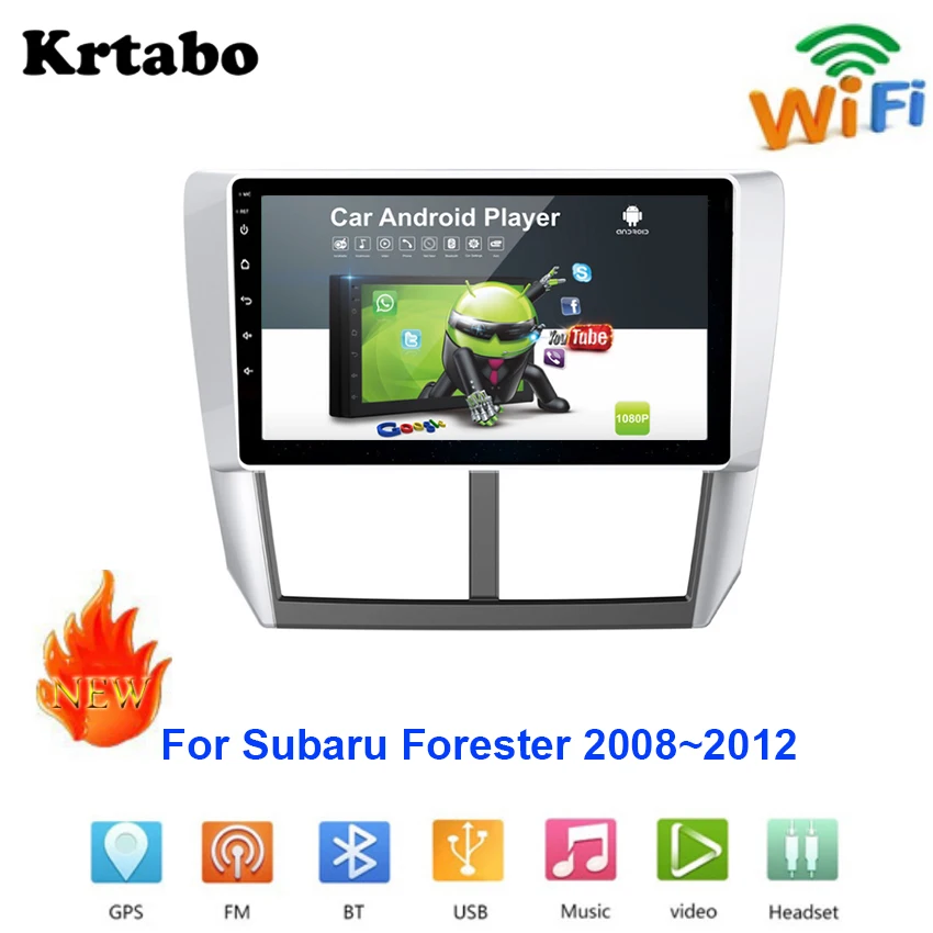 Clearance Car radio Android multimedia player For Subaru Forester 2008~2012 Car touch screen GPS Navigation Support Carplay Bluetooth WIFI 0